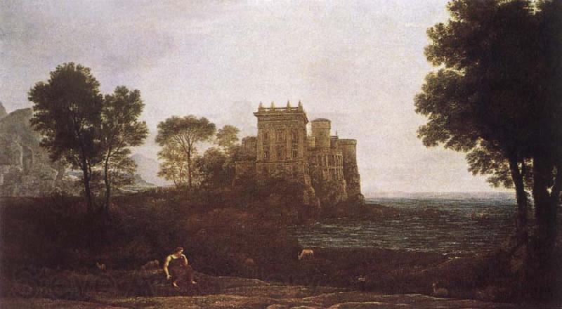 Claude Lorrain Landscape with Psyche outside the Palace of Cupid Spain oil painting art